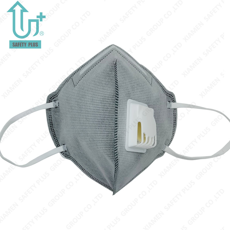 Verstellbares Nasenbügel-Design, KN95-Filterbewertung, faltbares Gesichtsschutz-Atemschutzgerät