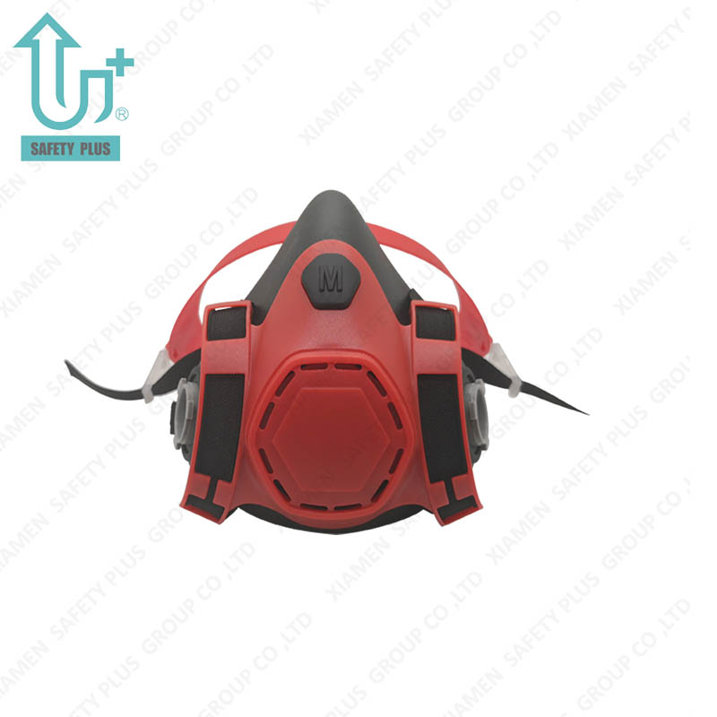 Leichte, vollflächige Silikon-Gasmaske, Vollgas-Sicherheits-Atemschutzmaske für Luftverschmutzung, mit Filter