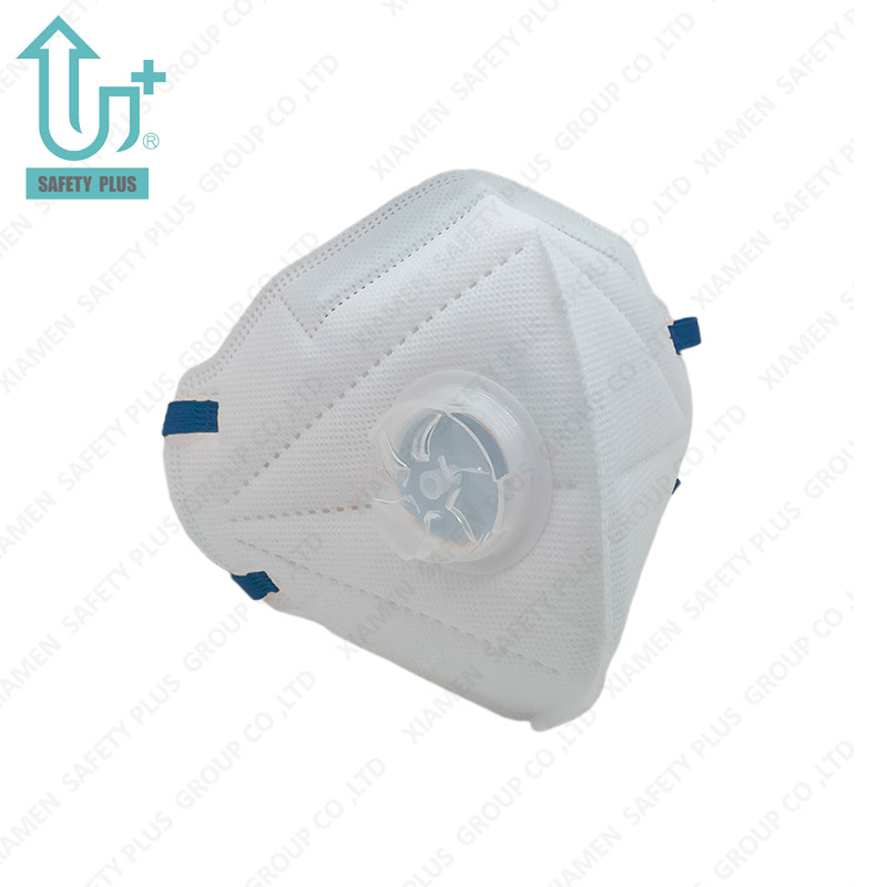 Im Großhandel meistverkaufter Vliesstoff FFP1 Nr. D mit Filterbewertung Einweg-Gesichtsmaske, Gesichtsschutz-Atemschutzgerät mit Ausatemventil