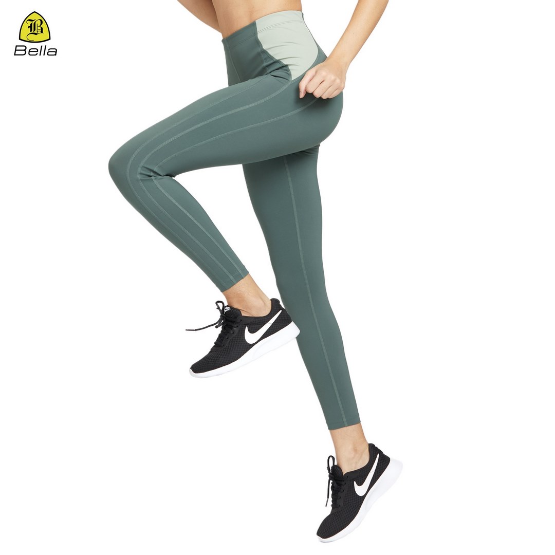 Kniebeugensichere Yoga-Leggings mit hohem Bund und Dri-Fit-Passform
