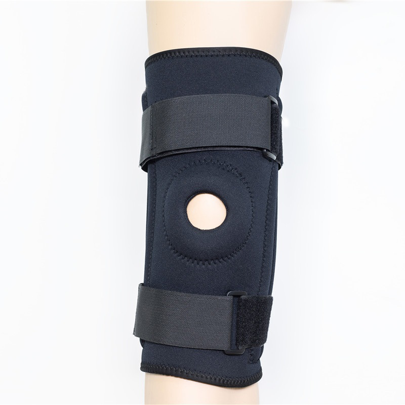 Aluminium-klapper Knieunterstützung offener Typ für Kniegelenksträuche und Tibiofibula-Fraktur