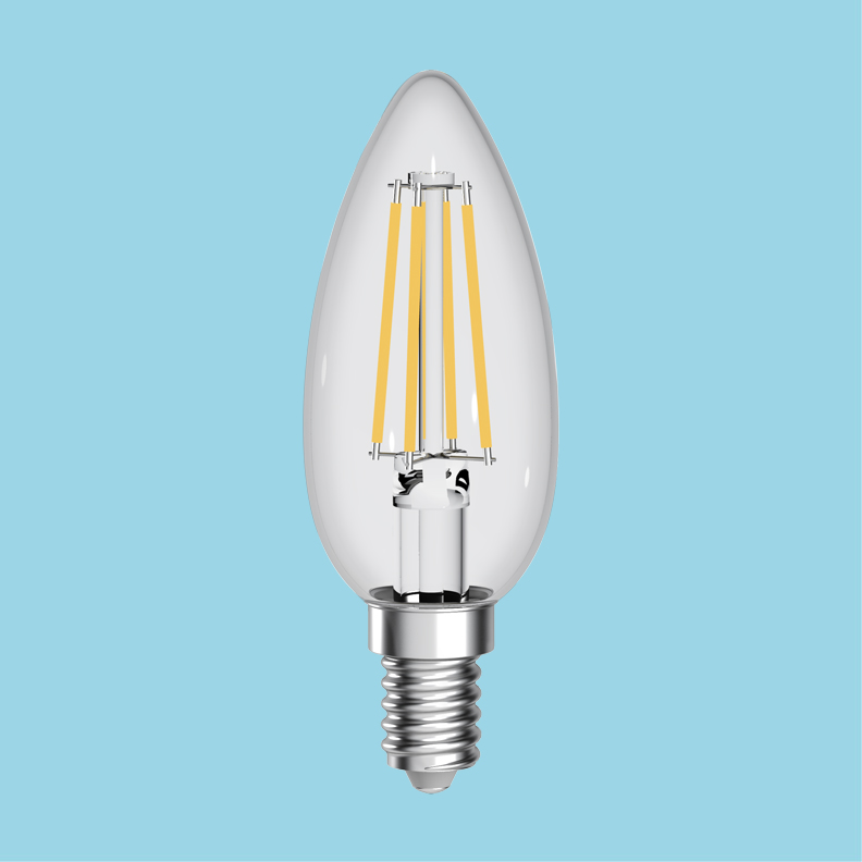 LED-Glühbirne B35-4W Kerzenfaden