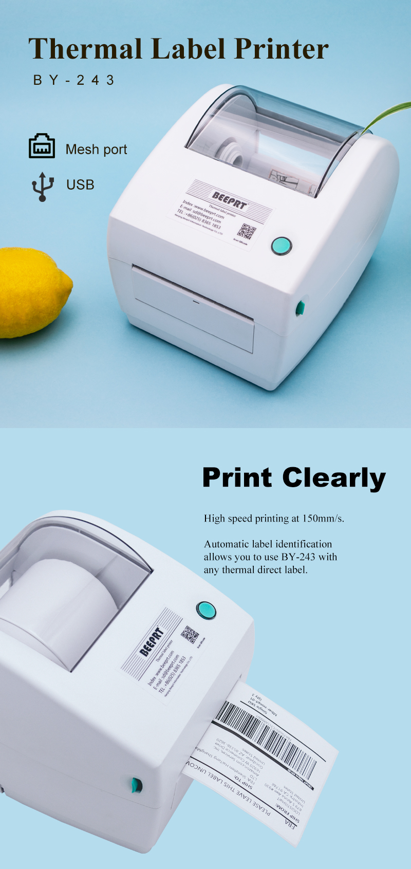 Mini-Etikettendrucker