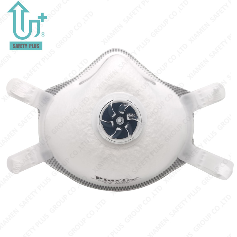 Heißer Verkauf, gute Qualität, Bechertyp FFP3 Nr. D, Filterqualität für Erwachsene, mit verstellbarer Ohrbügel-Staub-Atemschutzmaske