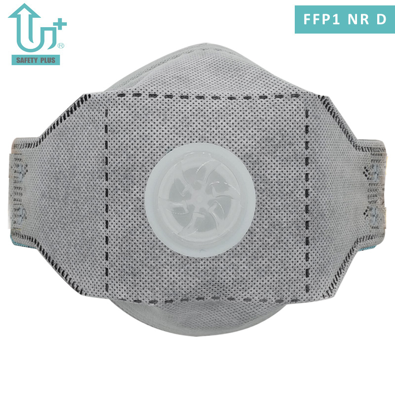 Statische Baumwolle FFP1 Nrd Filter Grade faltbare Anti-Partikel-Sicherheits-Staubmaske für Erwachsene mit Aktivkohle