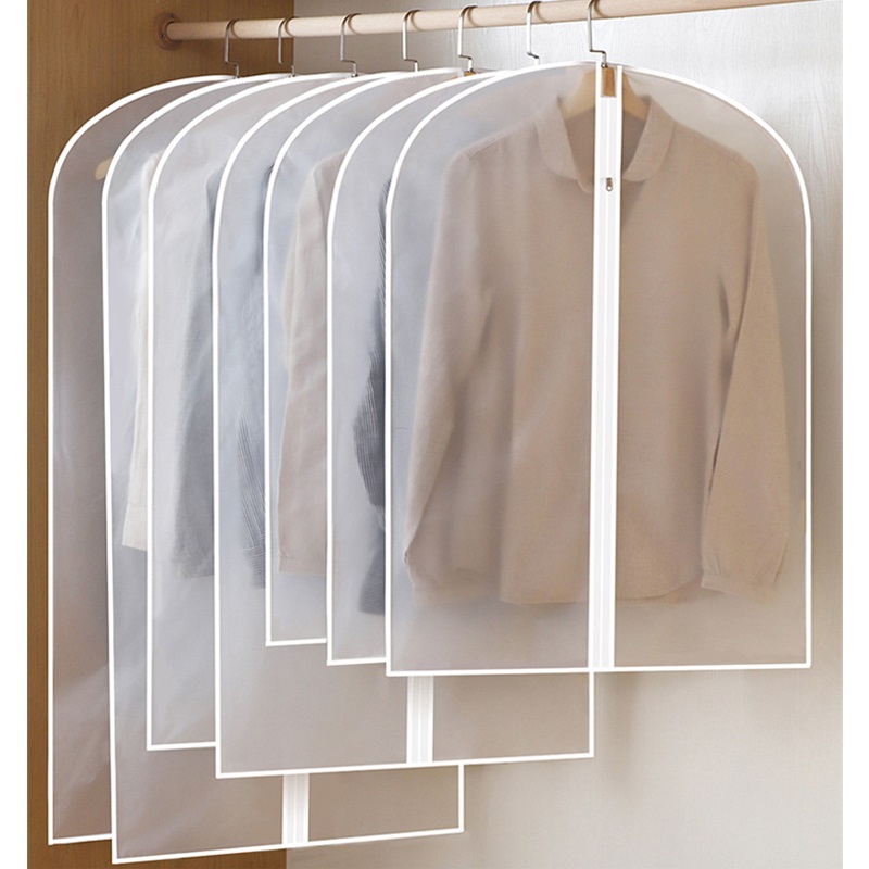 Günstige PEVE-Staubschutzhülle, individuell angepasst, feuchtigkeitsbeständig, weißer Lieferant, Vinyl, transparenter Kleidersack, klar
