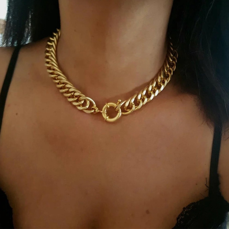 Kubanisches Gliederketten-Halsband für Damen