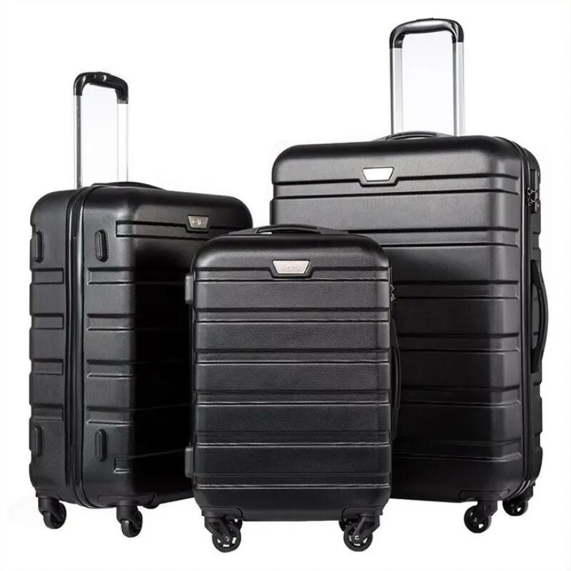 ARLOGOO Reisetrolley Koffer Handgepäcktasche ABS Hartschalengepäck