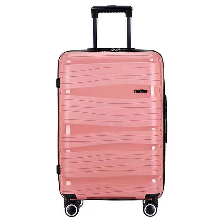 Erweiterbare Gepäcksets, 3-teiliger Hartschalen-Koffer aus leichtem PP mit Spinnerrädern und TSA-Schloss