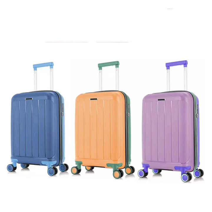 Hardcase 2022 Großhandel Neue, langlebige Koffer-Sets, Koffer, Taschen, Trolley, Reisegepäck aus PP mit doppeltem Reißverschluss