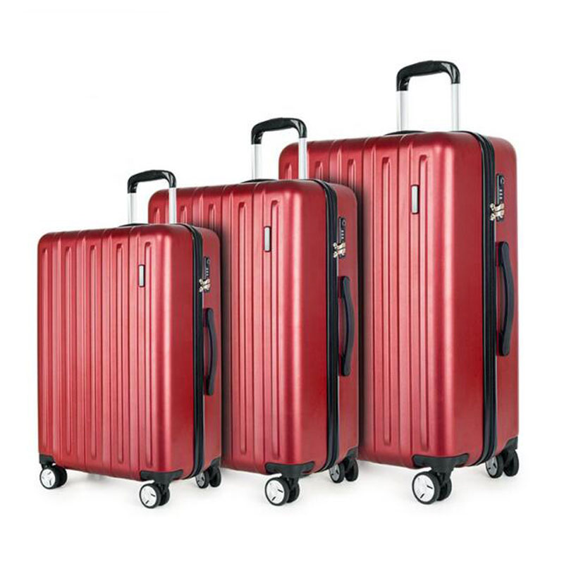 ARLOGOO PC-Trolley-Gepäck Hardcase Reise-Trolley-Koffer 3-teiliges Set Gepäcktasche