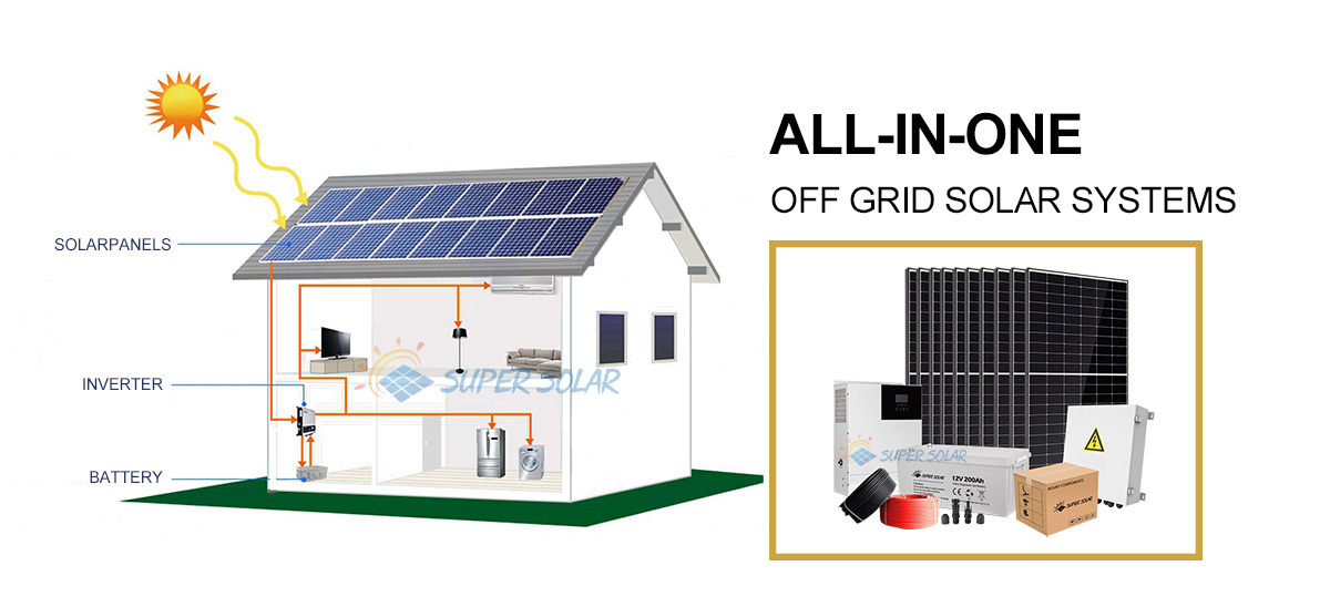 Off-Grid-Solarstromsystem