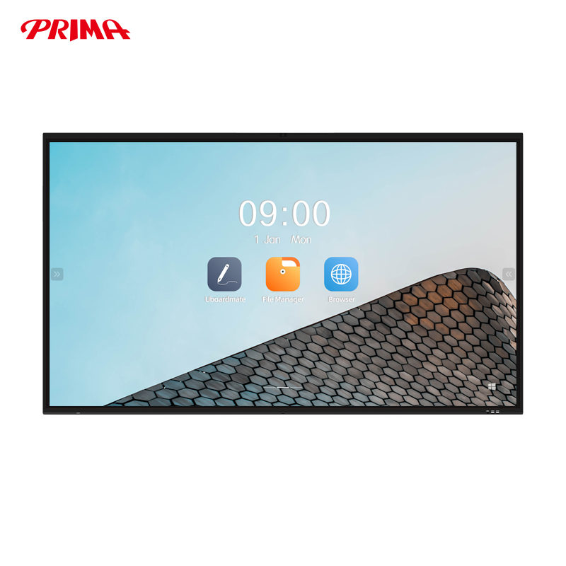 Interaktiver Flachbildschirm mit Touchscreen, intelligentes Betriebssystem, Whiteboard-Software, Smart Board