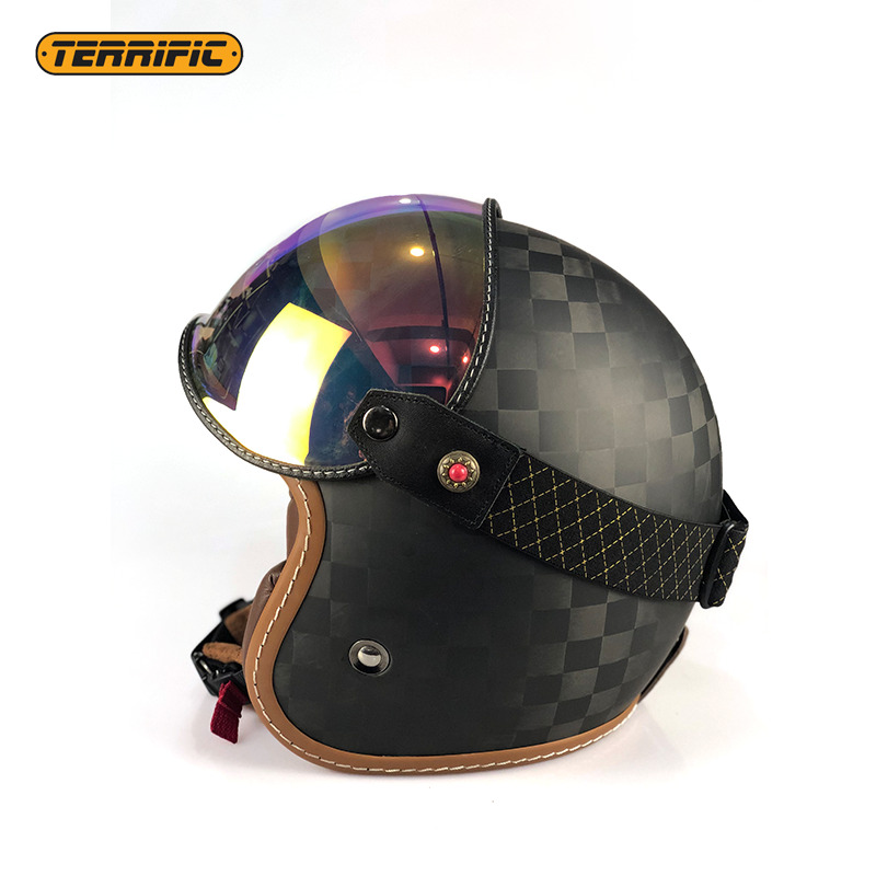 Cooler Design-Totenkopf-Wikinger-Graffito-Stil, ABS-Material, leicht, Motocross-Motorradhelm