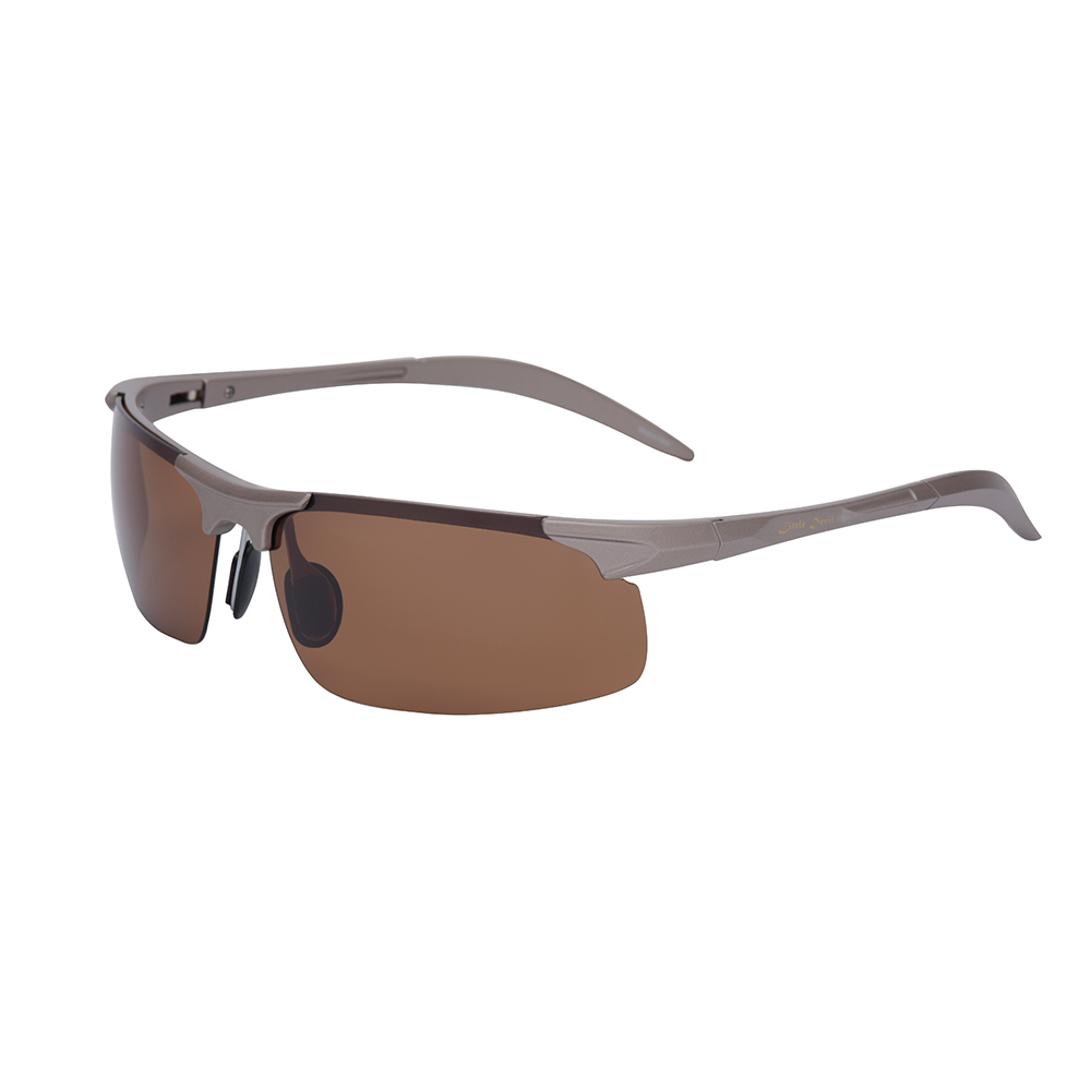 Sportliche Wrap-Around-Sonnenbrille mit halbem Rand und breiter Größe, 70052-2P