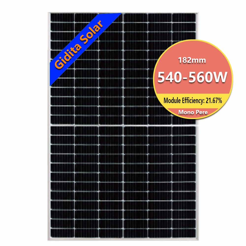Solarpanel für den Außenbereich, monokristallines Halbzellen-Solarpanel, 540 W, 545 W, 550 W, 560 W Solarpanel