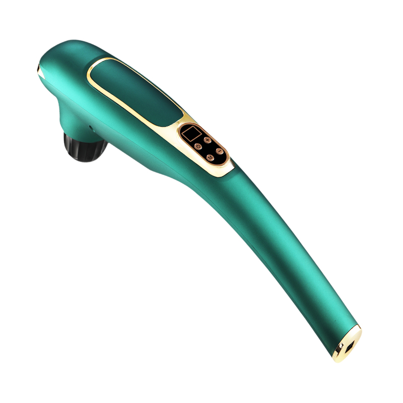 Kabelloser neuer Delphin-Ganzkörper-Multivibrationskopf, Handmassagehammer, LED-Anzeige mit USB-Kabel