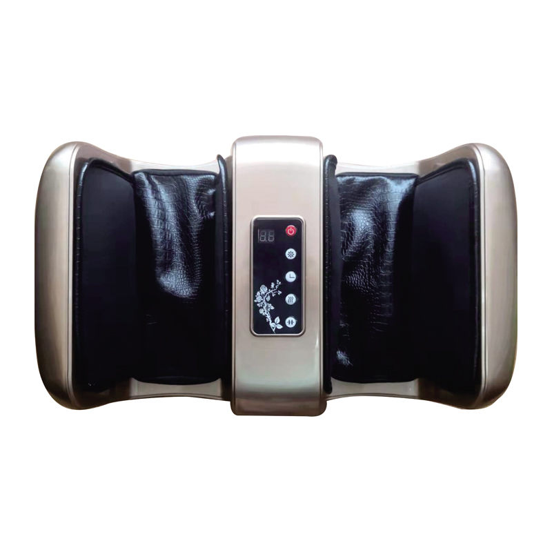Neues Design, rollendes Infrarot-Wärme-Luftdruck-Shiatsu-Fußmassagegerät mit kabellosem Controller und Standfuß, Fuß-SPA-Fußsalon